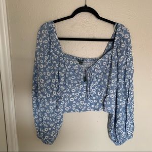 Blue wild fable top